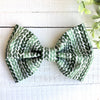 Collar Bow Tie Cotton 5 inch Green Leaf for St Pats