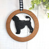 Ornament Handmade 4" Wood Cut Out PWD Lion Clip