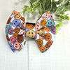 Dog Collar Bow Tie Techno Fabric 5" All Smiles