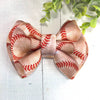 Dog Collar Bow Tie Techno Fabric 5" Baseball