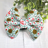 Dog Collar Bow Tie Techno Fabric 5" Cookies For Santa