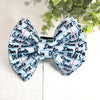 Dog Collar Bow Tie Techno Fabric 5" Dear Santa