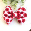 Dog Collar Bow Tie Techno 5" Poppies