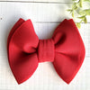 Ruby Red Dog Collar Bow Tie