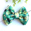 Dog Collar Bow Tie Techno 5" Shamrock Plaid