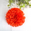 Dog Bloom Collar Flower 3.5” Orange