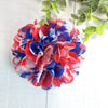 Dog Bloom Collar Flower 3.5” Red White Blue