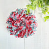 Dog Bloom Collar Flower 3.5” Floral Red & Green