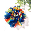 Rainbow Stripe Dog Collar Flower Attachment