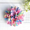 Dog Collar Chiffon Petal Flower Spring Stripe