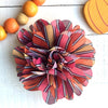 Dog Bloom Collar Flower 3.5” Halloween Stripes