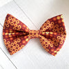 Dog Collar Bow Tie Cotton 5" Digital Fall