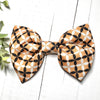 Dog Collar Bow Tie Cotton 5" Halloween Lattice