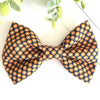 Dog Collar Bow Tie Cotton 5 inch Halloween Mums