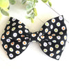 Dog Collar Bow Tie Cotton 5 inch Spooky Spots