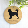 Ornament Handmade 4" Wood PWD Lion Clip