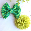 Dog Collar Bow Tie Techno 5" Irish Hexagon