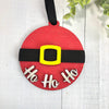 Ornament Handmade 4" Wood Ho Ho Ho